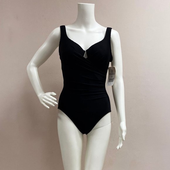 Miraclesuit Escape Black One Piece Bathing Suit - Picture 4 of 9
